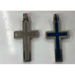 Yunnique – collier avec pendentif croix en acier inoxydable, breloque à thème pour occasion de cadeau - Product Image 1