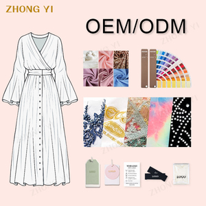 Fabricante de Ropa, Servicio de Diseño de Ropa Personalizada con Marca Propia, MOQ Bajo, Prendas de Alta Calidad, Vestido Largo Maxi para Mujer - Product Image 2