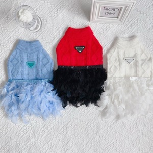 <span class=keywords><strong>Pull</strong></span> pour animaux de compagnie de <span class=keywords><strong>marque</strong></span> de luxe tendance, vêtements pour animaux de compagnie épais et chauds, vêtements en tricot pour chiens, vêtements pour chiens de <span class=keywords><strong>marque</strong></span>, vêtements pour chiens de créateur - Product Image 4