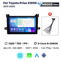 Radio para Auto MEKEDE MS con Android 15, GPS y Navegación para Toyota Prius XW50 2015-2020, Estéreo para Auto con WiFi, DSP y RDS