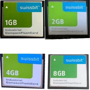 การ์ด CF อุตสาหกรรม SWISSBIT ของแท้ 64MB/128MB/256MB/512MB-1/2/4/8/16GB (SLC)- สำหรับ CNC/ศูนย์เครื่องจักร/เครื่องจักรสิ่งทอ - Product Image 1