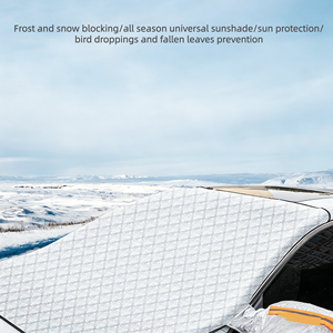 Protection <span class=keywords><strong>pare</strong></span>-neige pour voiture, <span class=keywords><strong>pare</strong></span>-<span class=keywords><strong>brise</strong></span> avant, <span class=keywords><strong>couverture</strong></span> anti-neige, <span class=keywords><strong>pare</strong></span>-soleil isolant thermique, <span class=keywords><strong>pare</strong></span>-soleil épaissi, fixation magnétique, <span class=keywords><strong>antigel</strong></span> - Product Image 3