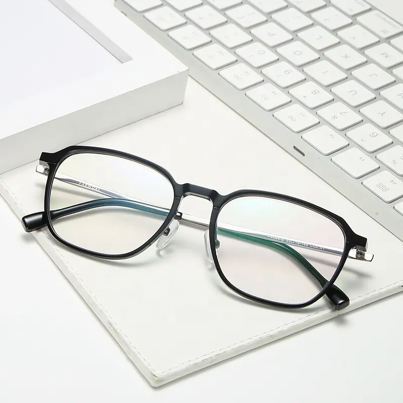 Eyewear Frame Optical Eco-friendly Acetate Optical Frames Round Eyeglasses Eyewear Women Big Eyewear Frame In Stock