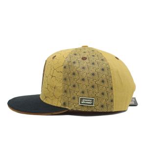 Casquette Snapback Sportive en Tissu Chanvre à 5 Panneaux avec Impression Numérique en Relief Unique – Vente en Gros - Product Image 3