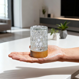 Nordic Night Light Romantic Ambience Luxury Modern Decorative Bedroom <b>Bedside</b> Hotel Cordless Portable Rechargeable <b>Table</b> Lamp - Product Image 1