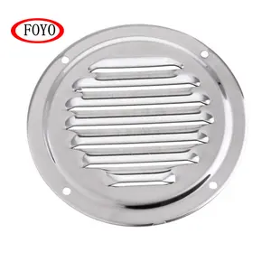 Foyo Brand Hot Sale Marine Hardware Stainless Steel 4" Round Louvered Vent Marine Boat Vent for Yacht and Kayak and Boat