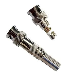 Conector BNC al por mayor de fábrica, de cobre puro con tornillo de zinc, tipo crimp, macho y hembra para cámaras CCTV, cable RG59 RG6 - Product Image 3
