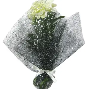 Seewin Bloemen Poly Zijde Mesh Met Metalen Dot Stof Voor Bloem En Halloween