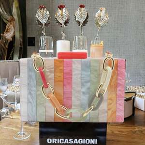 Elegantes bolsos de hombro con cristales y brillantes para mujer, bolsos de mano brillantes para fiestas, bodas, bolsos de viaje. - Product Image 3