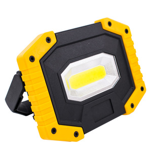Portable Rechargeable <b>Led</b> <b>Work</b> <b>Light</b> Cob White <b>Light</b> Source Plastic Body With Battery Included For Outdoor Use - Product Image 1