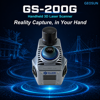 Scanner LiDAR portable GEOSUN GS-200G, batterie 11600 mAh, 2h d'autonomie, haute précision, stable, cartographie 3D à couverture complète