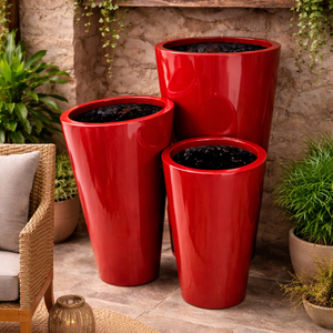 Jardinières en fibre de verre durables, décoratives, écologiques, design moderne de luxe, décoration de jardin de haute qualité - Product Image 5