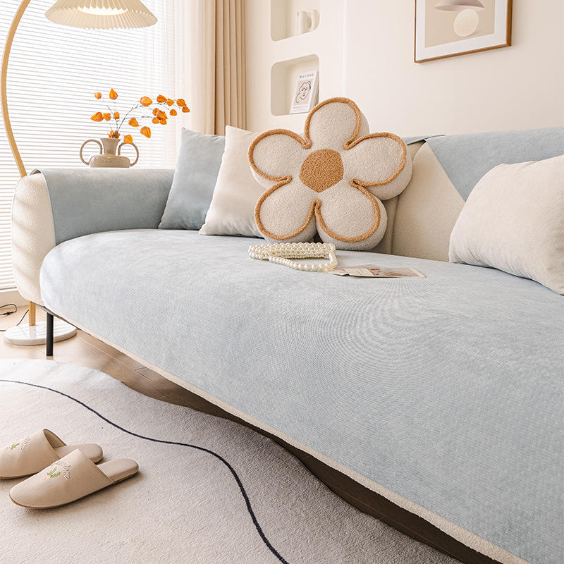 Coussin de canapé imperméable-bleu clair