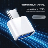 Adaptador OTG USB Tipo-C a Micro USB para Teléfonos y Tabletas Android, Compatible con Memorias USB 2.0