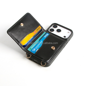 Sinco เคสโทรศัพท์แบบคาดตัวหนังแท้ดีไซน์ใหม่2026พร้อมกระเป๋าสตางค์สำหรับ <span class=keywords><strong>iPhone</strong></span> 15 17 <span class=keywords><strong>PRO</strong></span> <span class=keywords><strong>MAX</strong></span> - Product Image 1