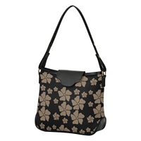 Sac à main pour femmes Aloha Hawaii Brown Flower College en cuir PU, imprimé personnalisé, grand sac à fermeture éclair, sac bandoulière, sac à épaule en cuir