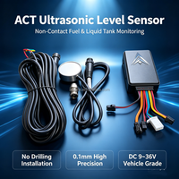 RS232/RS485 Ultraschall-Kraftstoffstandsensor 9-36V Weitspannungsbereich für LKW-Dieseltank-Füllstandmessung