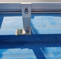 Système de support solaire en profilé d'aluminium certifié ISO9001 - Rails de montage pour toiture en tuiles et accessoires