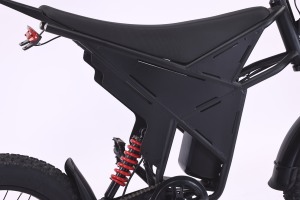 Mountain Bike Dirt 72V Motorcycles Style E MTB 21-Speed Gear Offers Smooth Gear Shifting for a Versatile Riding Experience. Alum - Product Image 5