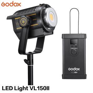 Lampe Godox VL150II 5600K Version blanche Lumière vidéo LED Sortie continue Bowens Mount Studio Light APP Support pour Live Show - Product Image 3