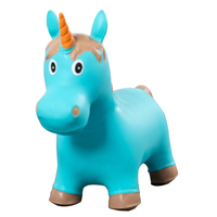 Juguete inflable para niños Tolva hinchable Animal Inflable Montar Toro Unicornio Plástico Salto Caballo Saltar Juguetes Paseo para niños