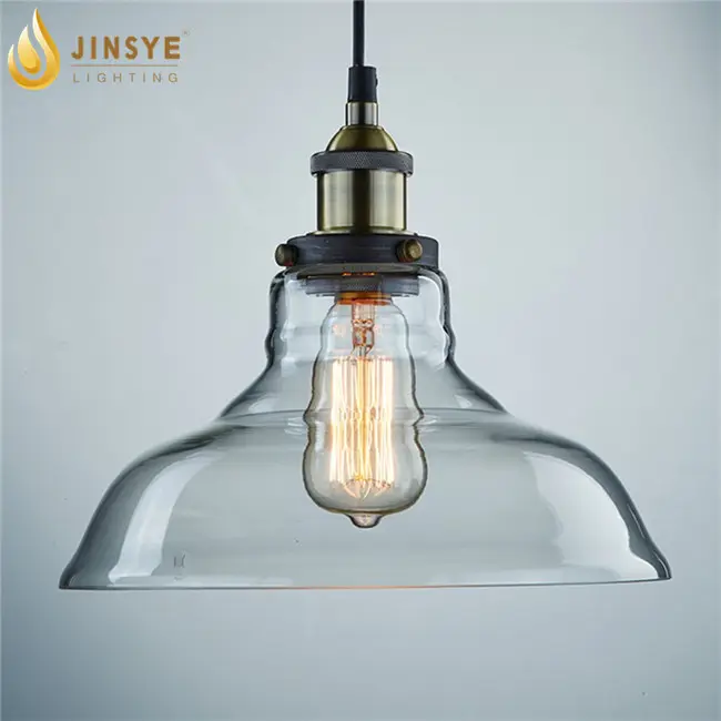 Industriële Edison Vintage Stijl 1-Licht Hangende Glazen Hanglamp