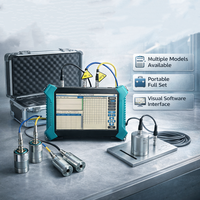 Detector Ultrasónico No Metálico para Pruebas de Concreto, Equipo de Inspección Completo
