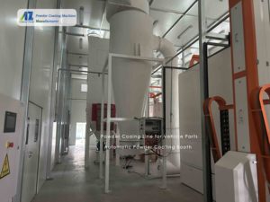 Machine de revêtement électrostatique à poudre contrôlée par PLC et écran tactile, avec moteur, pour substrat en aluminium, facile à utiliser - Product Image 2