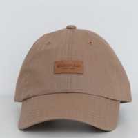 Topi Baseball Pria Kasual Vintage Fashion 6 Panel Berbahan Oxford dengan Logo Cetak OEM Grosir, Berpori dan Bernapas