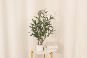 Arbre d'<span class=keywords><strong>olivier</strong></span> artificiel JWT3908, bonsaï de 60 cm, matériau PEVA/PE, aspect naturel, style nordique, décoration intérieure pour la maison et le bureau, décoration de mariage - Product Image 5