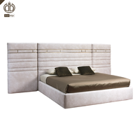 Meubles de haute qualité Foshan, meubles de luxe italiens pour villa, ensemble de meubles de chambre à coucher pour fille, lit moderne de luxe de taille reine ou king