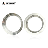 Adaptateur de haut-parleur en aluminium CNC AK-87 de 6,5 pouces pour VW Magotan/Sagitar/Touran/Passat B7 et Skoda Octavia, joint d'étanchéité pour haut-parleur audio de voiture