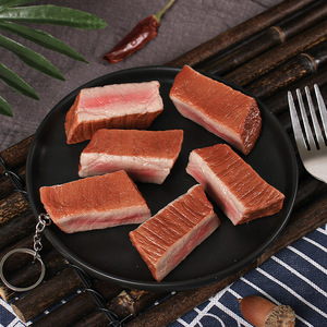 Steak simulé mi-roux, modèle alimentaire de bœuf, décoration de restaurant, accessoire photo, jouet éducatif scolaire - Product Image 3