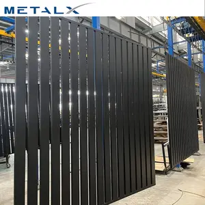 High quality black aluminum fence 6 feet steel aluminum fence and gate manufacturer