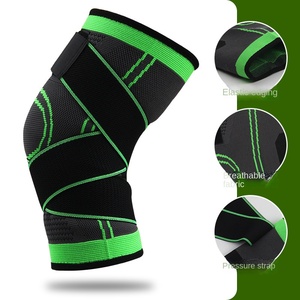 Genouillère de compression pour le sport, la course, l'alpinisme, le basketball – Protection intégrale en nylon, chaude – Prête à l'emploi (RTS) – Commande mixte en gros - Product Image 2