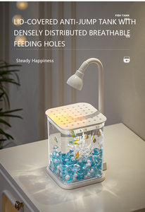Internetberoemdheid <span class=keywords><strong>aquarium</strong></span> thuis bureau <span class=keywords><strong>aquarium</strong></span> lichtgevende kwallenbak speciaal creatief nachtlampje decoratie ornament - Product Image 5