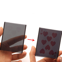 Kit de réinitialisation instantanée pour cadre de poker à disparition visuelle, dispositif d'illusion transparent, équipement professionnel pour artistes