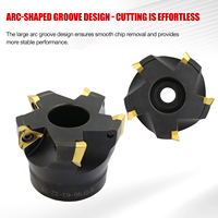 Tête de fraiseuse indexable CNC à haute précision 3PTF 90 degrés, personnalisable pour fraiseuse à face 3PKT1505