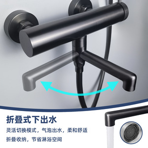 Jboyun Shower Set 304 Stainless Steel Single Handle Rain Shower Head Bathroom Mixer Valve - Product Image 2