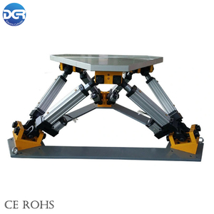 Diy سيم سباق 6DOF سداسي بود خطي محاكاة سباق الحركة مع محرك سيرفو عالي الدقة مشغل خطي ومفصل عالمي - Product Image 1