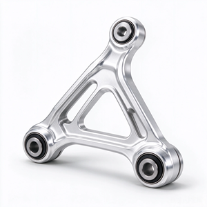 Bras de suspension triangulaire CNC 5 axes sur mesure, support de châssis en aluminium anodisé, pièces de mise à niveau pour voitures de course - Product Image 1