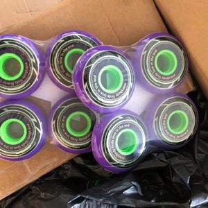 Ruedongle Roues de patinage freestyle pour patins à roulettes, Gemstone, haute élasticité, pour patinage artistique, violet - Product Image 6