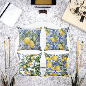 Linen <b>Square</b> Plant Eco-Friendly <b>Pillow</b> Case Cover Pocket Custom Sublimation Print 40cm (16''x16'') Cygnus 1pcs All-season - Product Image 2
