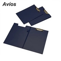 Carpeta Portapapeles A4 Impermeable Personalizada, Tablero de Escritura de Doble Cara con Clip Metálico, Portapapeles de PVC para Oficina