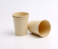 Vente en gros d'usine, gobelets en papier jetables écologiques à paroi simple de 12 oz, avec logo personnalisé imprimé