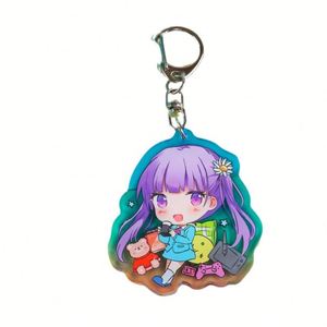Acrylic Transparent <b>Keychain</b> for Custom DIY Cartoon Pendant. Customized <b>Anime</b>-related Peripheral Sign. Desktop Decoration Item. - Product Image 1