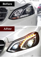 Sistema de Iluminación para Automóvil W212 a E63, para Benz Clase E W212 2009-2014, Actualización de Faros Delanteros, Conjunto de Faros LED E63, Piezas de Carrocería
