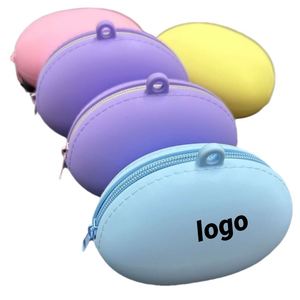 Mini sac de rangement en silicone avec fermeture éclair, design élégant et mignon, organisateur parfait, idéal pour transporter les accessoires au quotidien - Product Image 1