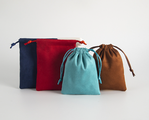 Pochettes en velours rose personnalisées, élégantes, petites, pour le rangement de bijoux, sacs de voyage, organisateurs pour boucles d'oreilles et emballages de bijoux - Product Image 6