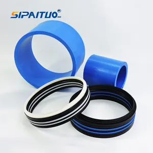 SPT ad alta pressione ves tessuto a forma di v combinato anello di tenuta v-imballaggio sigillo tubo/v a forma di guarnizione in gomma siliconica